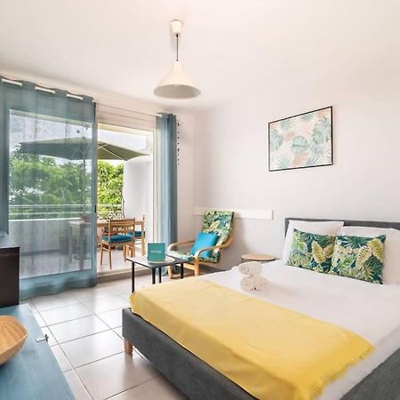 Flamboyant - Studio 2 Personnes Avec Lit De Qualite Hoteliere Separable Pour Couple Ou Amis Avec Tres Belle Terrasse A 12 Min A Pied Ou 4 Min En Voiture Du Lagon De L'Ermitage - St Gilles Les Bains La Saline Le Bains Ngoại thất bức ảnh